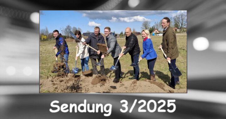 erster Spatenstich im neuen Wohngebiet Wiesengrund
