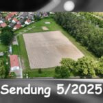 Titelbild der 4. Sendung von Wittenförden-TV, Luftbildaufnahme von der Sanierung des Sportplatz