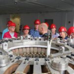 Wittenfördener beim Besuch des Max-Planck-Instituts Plasmaphysik, Wendelstein 7-x in Greifswald